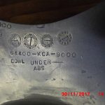 Kymco Fever 50 Verkleidung unten Blau 3