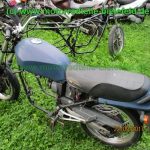 normal Honda CBX550F PC04 rolling Chassis 3x gekapselte belueftete Scheibenbremse Tank OK für Teile Ersatzteile parts spares spare parts ricambi repuestos 9