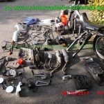 normal Honda NX650 Dominator RD08 zerlegt blau grau RFVC Motor Ersatzteile Teile parts spares spare parts ricambi repuestos wie RD02 4