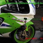 normal Kawasaki ZX 6R Ninja ZX600F weiss gruen Sturz Ersatzteile Teile parts spares spare parts ricambi repuestos wie ZX600 F G J ZX 9R ZX900B 15