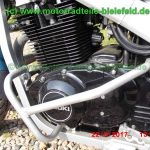 normal Suzuki GS500E GM51B gruen 46PS 16tkm tiefer gelegt GIVI Halbschalen Verkleidung Sturzbuegel Hepco Becker Gepaecktraeger Koffertraeger Motor M502 sehr gepflegt 12