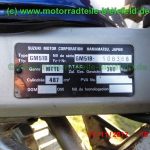 normal Suzuki GS500E blau GM51B 46PS 20tkm Ersatzteile Teile parts spares spare parts ricambi repuestos 32