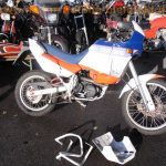 normal Aprilia Tuareg Wind 600 Enduro unverbastelt Originalzustand Hauptstaender Sturzbuegel Rotax Motor 560E wie Aprilia Pegaso 600 8