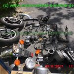 normal Honda CB650C RC05 schwarz zerlegt 4 1 Auspuff BSM A96 6 CD1 1025 Motor RC03E Teile Ersatzteile parts spares spare parts ricambi repuestos wie CB 650 C RC03 RC08 4
