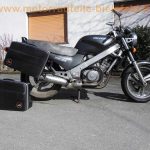 normal Honda NTV 650 Revere RC33 grau mit Koffer System Gepaecktraeger Krauser Hein Gericke wie NT GT 650 V GT 647 HAWK RC31 BROS 1