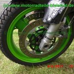 normal Kawasaki ZXR 750 L ZX750L gruen nackt Regenreifen Rennstrecke race track Teile Ersatzteile parts spares spare parts ricambi repuestos wie ZXR750M ZX750M 9
