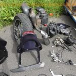 normal Yamaha TDM850 3VD 1Rad Twin Motor Vergaser Elektrik spare parts Ersatzteile wie XTZ750 Supertenere 3LD 34