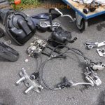 normal Yamaha TDM850 3VD 1Rad Twin Motor Vergaser Elektrik spare parts Ersatzteile wie XTZ750 Supertenere 3LD 42