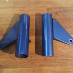 Scheinwerferhalter Yamaha RD125 RD200 Blau 2