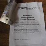 Suzuki VS600 Soziusrastenverlängerung 4