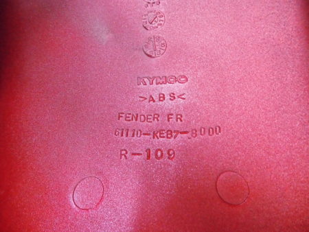 Kymco Fever 2 SC10AS Front Fender 3