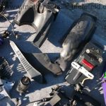 normal Kawasaki KLR 650C lila gruen Restteile wie KL 250 600 650 A B C D 11