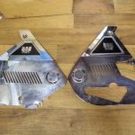 Honda GL 1000 1100 Seitenverkleidung verchromt 1