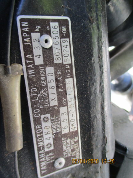 Yamaha xj 650 4 k0 Gimbel 5 rotated