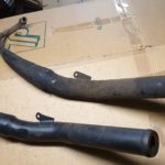 Kawasaki AR80 Auspuffanlage Kawasaki AR80 Auspuffanlage 1