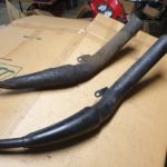 Kawasaki AR80 Auspuffanlage Kawasaki AR80 Auspuffanlage 4