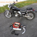 Kawasaki EL250 252 Auspuff Kruemmer 13