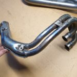 Kawasaki EL250 252 Auspuff Kruemmer 3