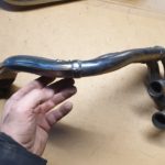 Kawasaki EL250 252 Auspuff Kruemmer 4