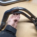 Kawasaki EL250 252 Auspuff Kruemmer 5