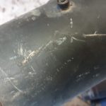 Kawasaki KLR650C KL650C Auspuff 2