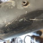 Kawasaki KLR650C KL650C Auspuff 4