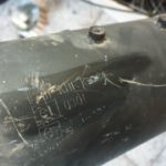 Kawasaki KLR650C KL650C Auspuff 5