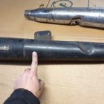 Kawasaki Z750 KZ750R Z750GP ZX750A GPz750UT Auspuff Kawasaki Z750 Auspuff 27