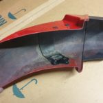 Kawasaki GPZ750 TURBO ZX750E Kotfluegel vorne 18