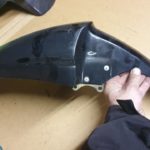 Kawasaki KLE500 Kotfluegel vorne 10