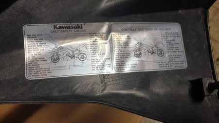 Kawasaki Seitendeckel 120