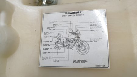 Kawasaki ZL1000 ZLT00A Sitzbank 16
