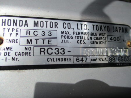 Honda NTV650 RC33 Revere lila V2 Kardan Tourer 35