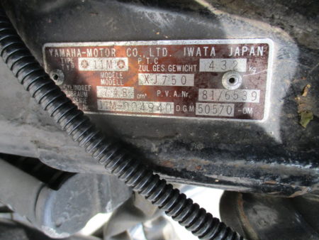 Yamaha XJ750 Seca 11M 55