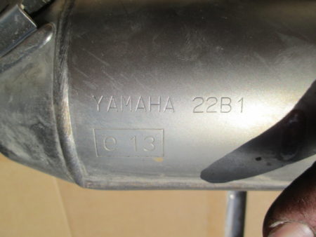 Yamaha WR 125 X Original Auspuffanlage 4