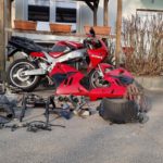 Kawasaki ZX9r ZX900B Ersatzteile Verkleidung Exhaust Vergaser Schalldämpfer