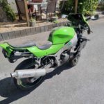 Die hier angebotene Kawasaki ZX6R ZX6-R Gruen Sebring Auspuff Unfall ZX600 - Ersatzteile ZX600 F G J ZX-9R ZX900B