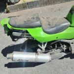Die hier angebotene Kawasaki ZX6R ZX6-R Gruen Sebring Auspuff Unfall ZX600 - Ersatzteile ZX600 F G J ZX-9R ZX900B