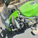 Die hier angebotene Kawasaki ZX6R ZX6-R Gruen Sebring Auspuff Unfall ZX600 - Ersatzteile ZX600 F G J ZX-9R ZX900B