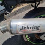 Die hier angebotene Kawasaki ZX6R ZX6-R Gruen Sebring Auspuff Unfall ZX600 - Ersatzteile ZX600 F G J ZX-9R ZX900B