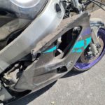 Kawasaki ZX6R ZX6-R Ninja blau Unfall ZX600 F G J ZX-9R ZX900B
