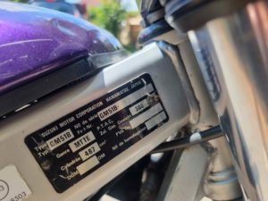Suzuki GS550 E GM51B Youngtimer Sporttourer mit 45 PS in lila