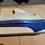 Ersatzteile spare-parts Kawasaki GPZ 500 S: 1x Seiten -Blende -Deckel -Verkleidung links side cover fairing LH 20220602 114524