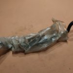 307 27411 00 RD125 AS3 Fussrasten Stange footpeg carrier 1