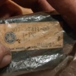 307 27411 00 RD125 AS3 Fussrasten Stange footpeg carrier 4