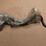 307 27411 00 RD125 AS3 Fussrasten Stange footpeg carrier 6