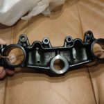 34X 23435 00 98 DT125LC 10V 2AJ 35A 35E 57U 1HR 35A Gabelbruecke upper fork handle crown 6