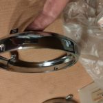 42X 84315 00 XV750 Virago Scheinwerfer Chromring headlight rim 1