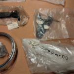 4L0 27442 00 RD350LC RD250LC 4L1 Fussrasten Traeger footpeg carrier bracket L 2