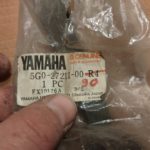 Ersatzteile Parts Yamaha RD50 2FR RD80 12G Bremspedal brake-pedal Ersatzteile Parts Yamaha RD50 2FR RD80 12G Bremspedal brake-pedal 5G0 27211 00 RD50 2FR RD80 12G Bremspedal brake pedal 4